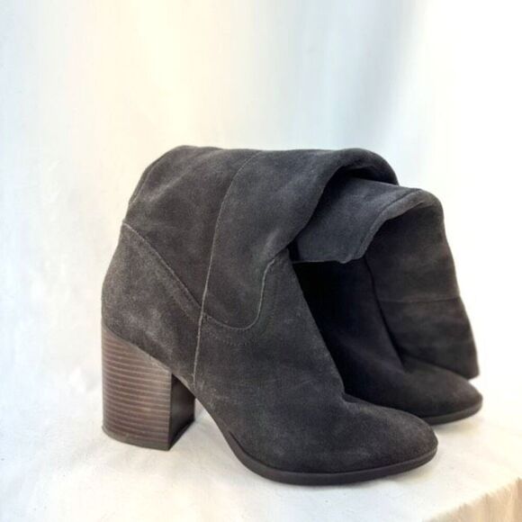 Steve Madden Womens Dark Gray Saudy Suede Over-the-Knee Boots Size 10M - Picture 4 of 10